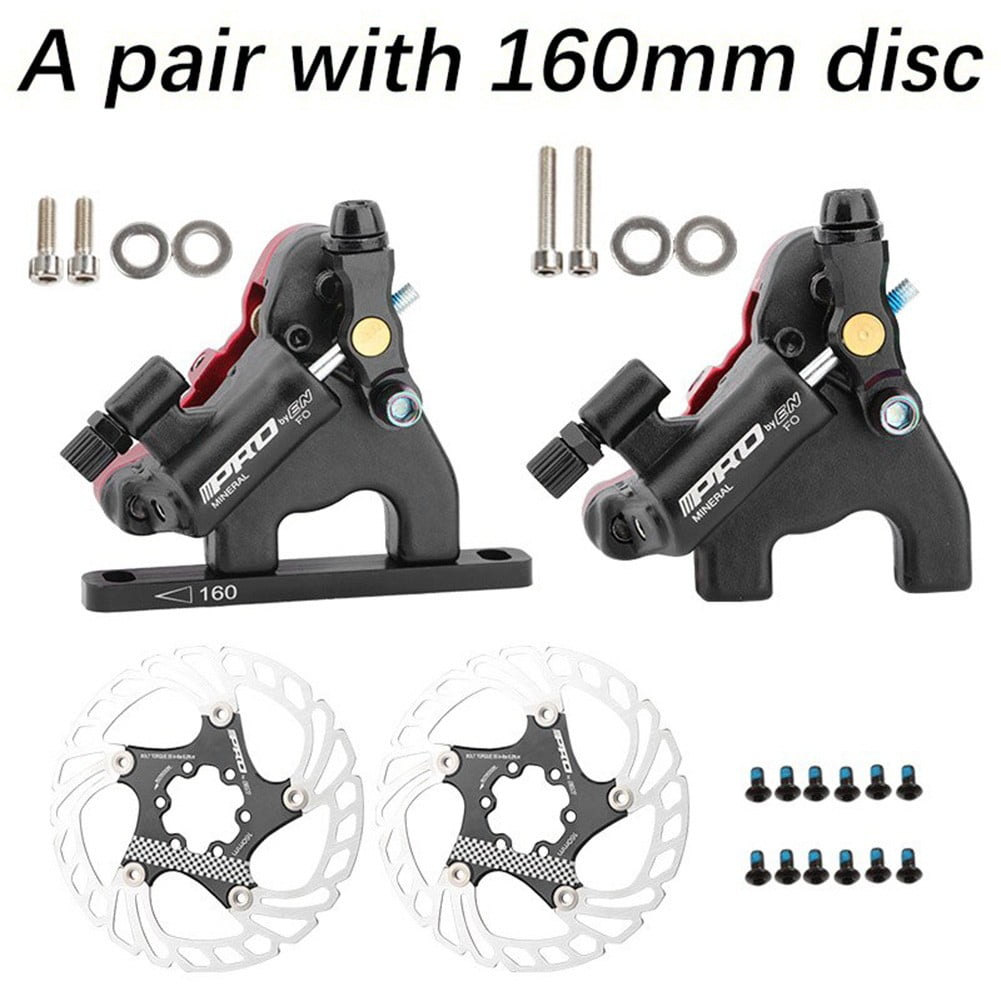 Mosiee Road Bike Mechanical Line Pulling Hydraulic Disc Brake Flat