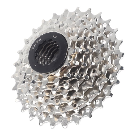 Mosiee Road Mountain Bike Freewheel with Locknut 7 Speed 12-28T/12-32T for Hg Freehub Body Mountain Bike Cassettes Bicycle Parts 12-28T