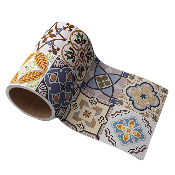 Mosiee Self-Adhesivewaist Line Decorative Strip Waterproof Peel Stick Wall 3#