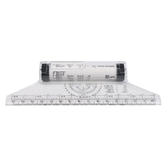 Mosiee Smooth Rolling Parallel Ruler 15Cm 30Cm for Architects And Diy Projects 15cm