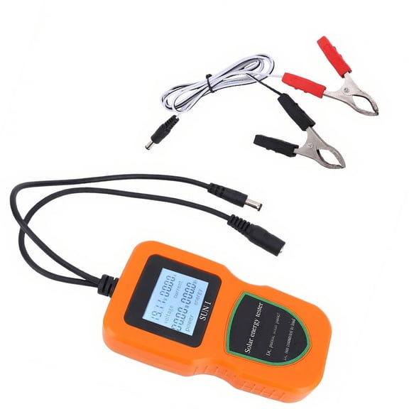 Mosiee Solar Panel Tester Multimeter with LCD Display for Power Voltage Measurement 500W