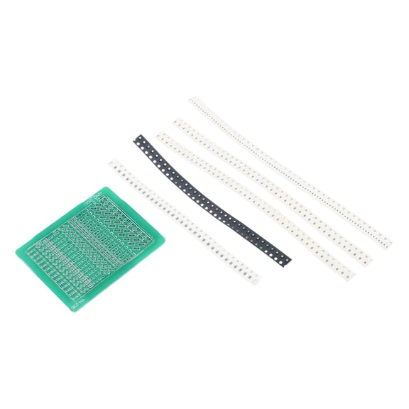 Mosiee Soldering Practice Kit for Smd 0805 0603 0402 Components with On-Board Leds and Resistors for Electronics Teaching and Labs