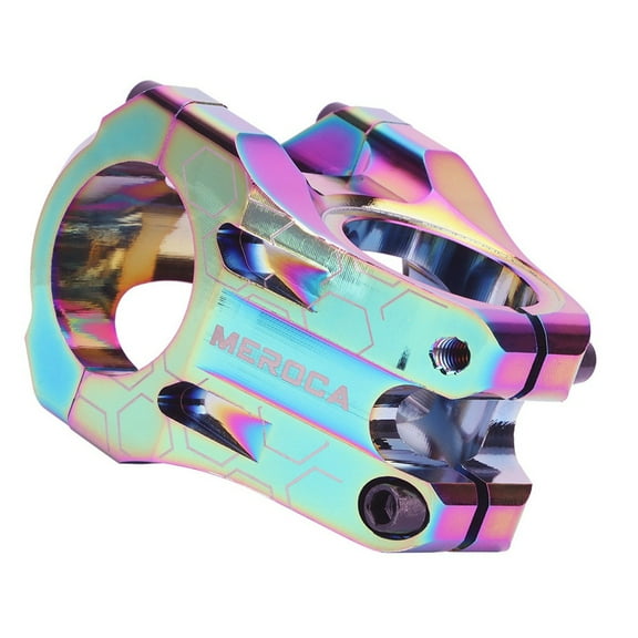Mosiee Stem Mountain Road Bike Table Short Power Mtb Bicycle Bridge 35Mm Stem Adjustable Riser 31.8 Handlebar Power Cycling Colorful