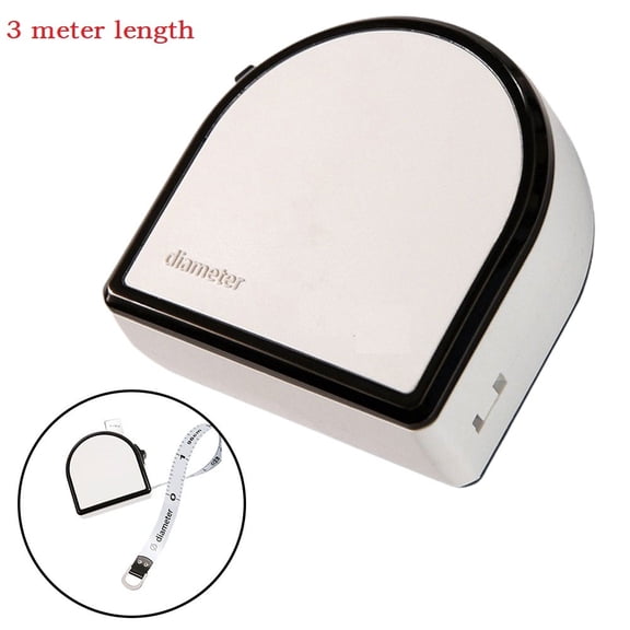 Mosiee Sturdy Steel Tape Measure for Accurate Tree Diameter Measurement 300Cm