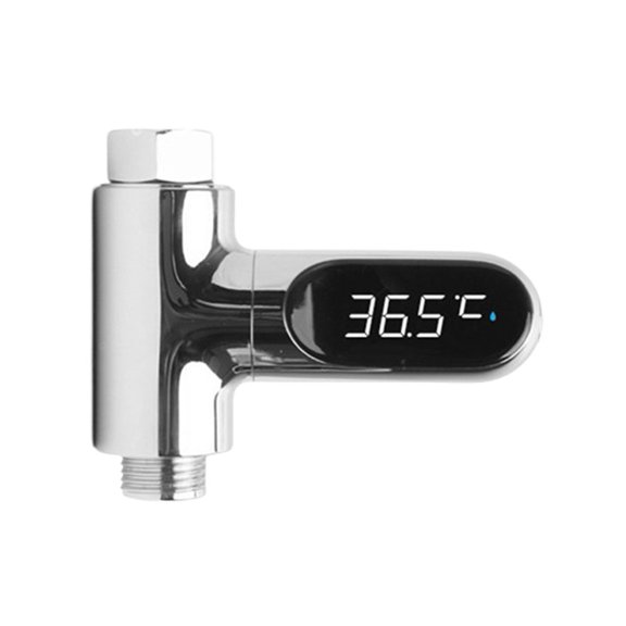 Mosiee Temperature Sensor Bath Thermometer with Real Time Display for Showers Second Generation