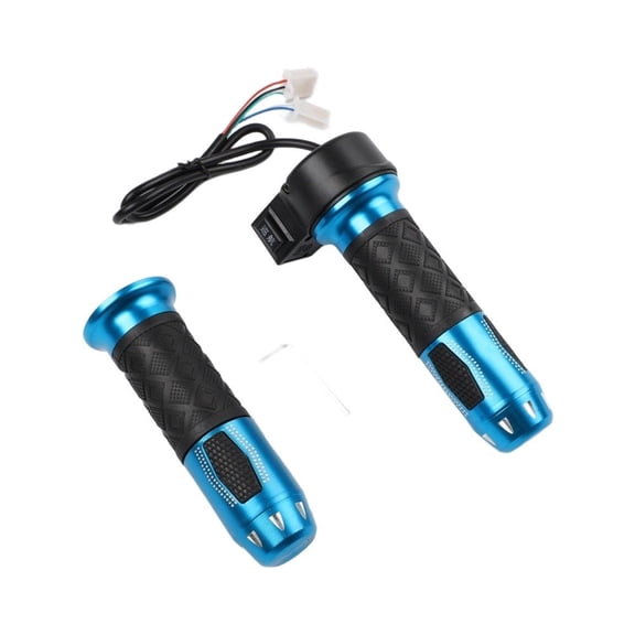 Mosiee Throttle Acceleration Handle for Electric Scooters Tricycles Bicycles with Waterproof Design And User Friendly Grip Control Blue