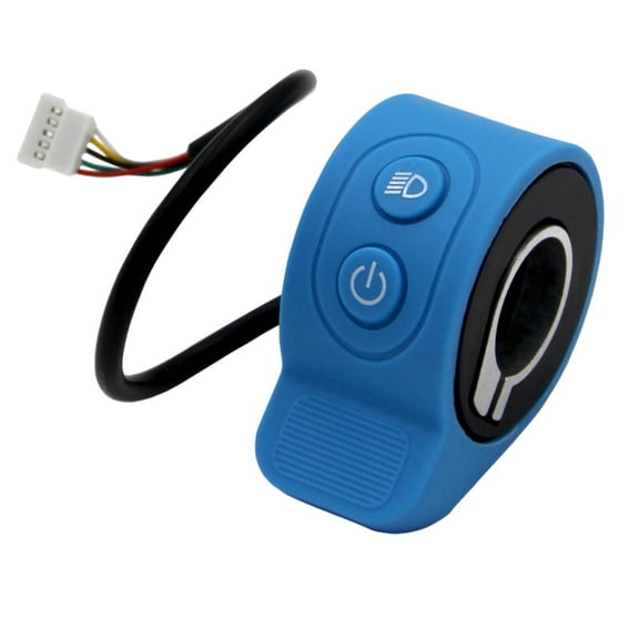 Mosiee Thumb-Operated Speed Switch for Hx6/X7/X8 Pro Electric Scooter -Ducati Hover-1 Throttle Accelerator Controller Accessory Blue