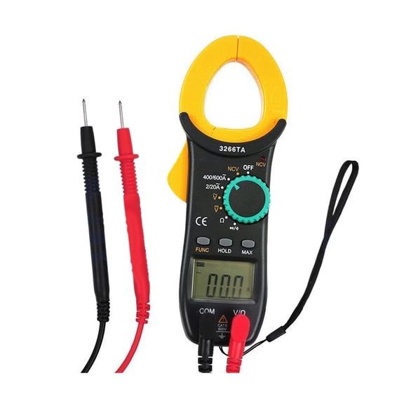 Mosiee Ty3266Ta Digital Clamp Meter 600A Auto Ranging Multimeter Ncv Voltage Current