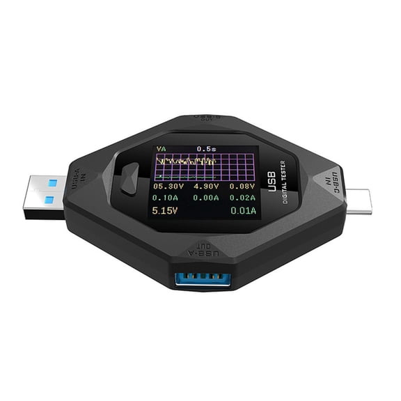 Mosiee USB voltage tester for multi-function power supply detection analyzer test tool