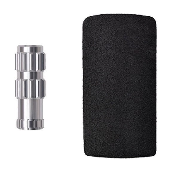 Mosiee Ultra-Compact C-O2 Bike Tire Pump: Lightweight, Fast Inflation & Frostbite Silver