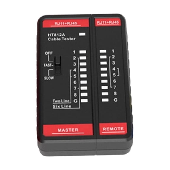 Mosiee Utp Cable Finder Lan Cable Tester On-Site Cable Testing Low Battery Indicator Rj11 Rj12 Rj14 Support for Ethernet Cables