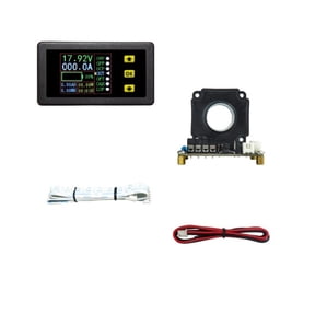 Mosiee VAC9010H Hall Coulomb Meter Color LCD DC Bidirectional Voltage Current Capacity for Test Measurement Tool Accessory 90V500A