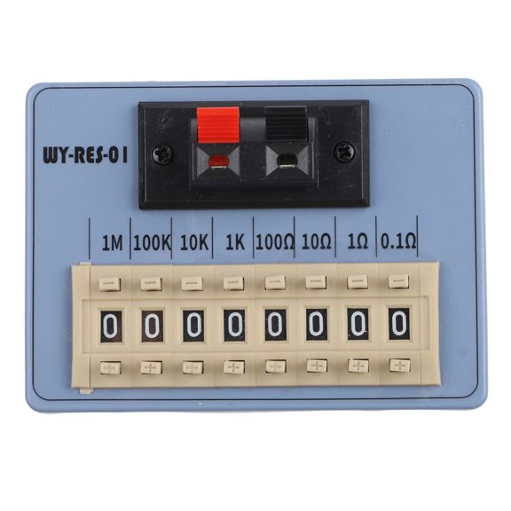 Mosiee WY-RES-01 Adjustable Resistor Box Compact Portable Resistance Dial-Tool for Electronic Testing And DIY Circuit Calibration Wy Res 01
