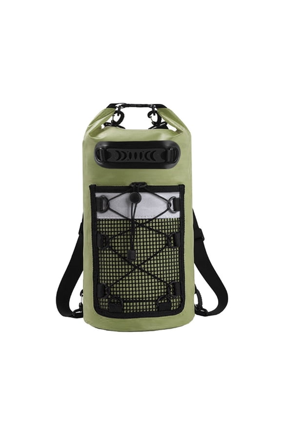 Waterproof Dry Bag 10L 20L 30L for Swimming Kayaking Hiking Camping Beach Army Green 10L Single