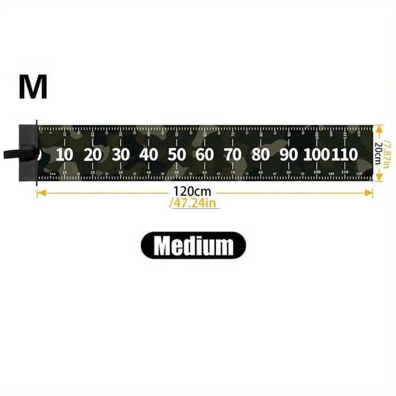 Mosiee Waterproof Fish Ruler Measuring Tape for Fishing with Clear Scale 10cm 20cm 30cm Width 20cm
