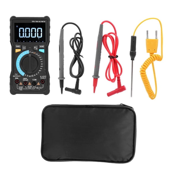 Mosiee Zt-M1 Digital Multifunction Multimeter Displays 8000 Dc Voltage Current Readings