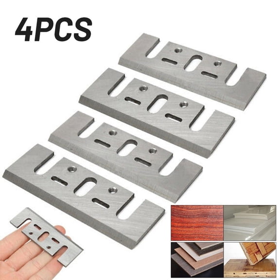 Mosiee for 4 Pcs Electric Planer Spare Blades Replacement Accessories For-Makita 1900B Woodworking Power Tools Accessories