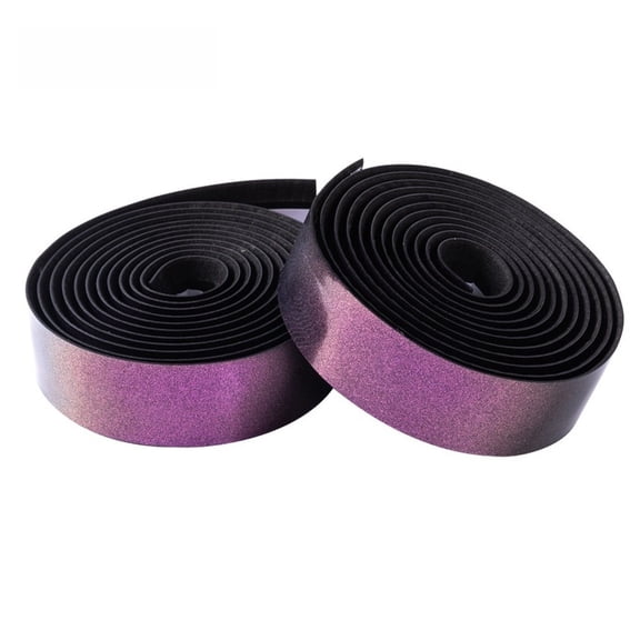 Mosiee for Aurora Color Changing Pu Bike Handlebar Tape for Road Mtb Cycling with Purple