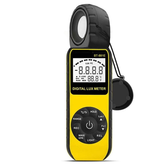 Mosiee for BTMETER Digital Lux Meter 881E Professional Light Meter 300000 Lux Range