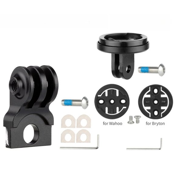 Mosiee for Brompton Folding Bike Lightweight Bracket for Computer And Light Setup D