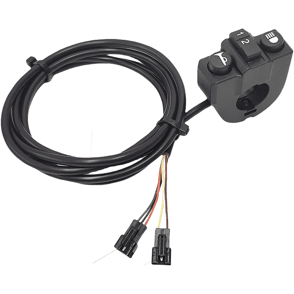 Mosiee for Electric Bikes 3-Speed Controller E-Scooter Switch for Bike Conversion Easy Installation Extended Power Cord