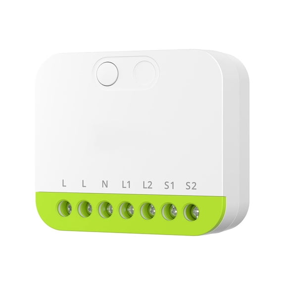 Mosiee for Mini-Zb2Gs for Zigbee Smart Switch 2- Channel 16A Remote & Automated Control