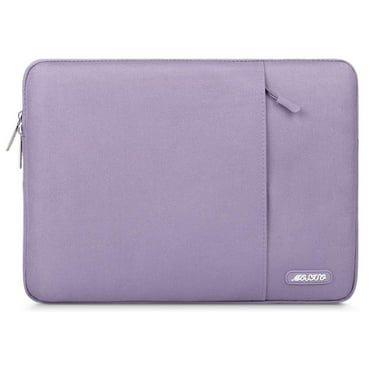 Mosiso 13.3" Polyester Laptop Sleeve Bag Water Repellent Notebook Bag Protective Case Cover for 13-13.3 inch MacBook Pro Air Retina, Light Purple