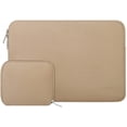 thumbnail image 1 of Mosiso 13.3 inch Laptop Sleeve for MacBook Pro 14 inch M4 M3 M2 M1 Lenovo Dell HP Asus Acer, Protective Neoprene Notebook Bag with Small Case, Apricot, 1 of 5