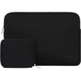 thumbnail image 1 of Mosiso 13.3 inch Laptop Sleeve for MacBook Pro 14 inch M4 M3 M2 M1 Lenovo Dell HP Asus Acer, Protective Neoprene Notebook Bag with Small Case, Black, 1 of 8