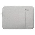 thumbnail image 1 of Mosiso 15.4" 15.6" Polyester Laptop Sleeve Bag for MacBook Dell HP Lenovo Acer Asus, Water Repellent Notebook Bag Case Cover, Gray, 1 of 6