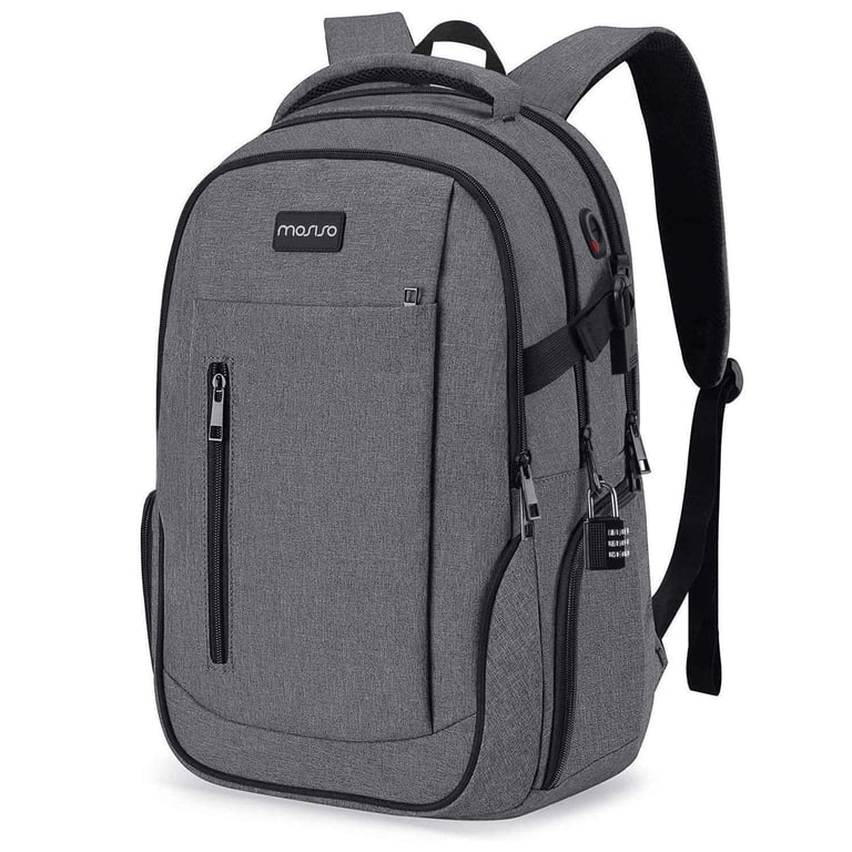 Mosiso 15.6" 17.3" Laptop Backpack Waterproof Anti-Theft Business Travel College School Daypack Bag Bookbag with USB Charging Port&Lock&Trolley Belt for Women Men Student, Dark Gray - Walmart.com Mosiso 15.6" 17.3" Laptop Backpack Waterproof Anti-Theft Business Travel College School Daypack Bag Bookbag with USB Charging Port&Lock&Trolley Belt for Women Men Student, Dark Gray - Walmart.com