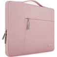 thumbnail image 1 of Mosiso 17-17.3 inch Laptop Sleeve Briefcase for Dell XPS/HP Pavilion/Ideapad/Acer/Alienware/HP Omen, Multifunctional Polyester Notebook Hangbag Case, Pink, 1 of 5