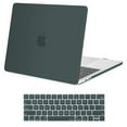 thumbnail image 1 of Mosiso 2 in 1 MacBook Pro 13 inch Case A2159/A1989/A1706/A1708, Plastic Hard Shell Case&Keyboard Cover for New Macbook Pro 13" with/without Touch Bar, Midnight Green, 1 of 6