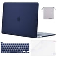 thumbnail image 1 of Mosiso 4 in 1 Macbook Pro 16 Inch Case 2019 Release A2141,Plastic Hard Shell Case Cover for MacBook Pro 16’’ with Touch Bar & Touch ID,Navy Blue, 1 of 6