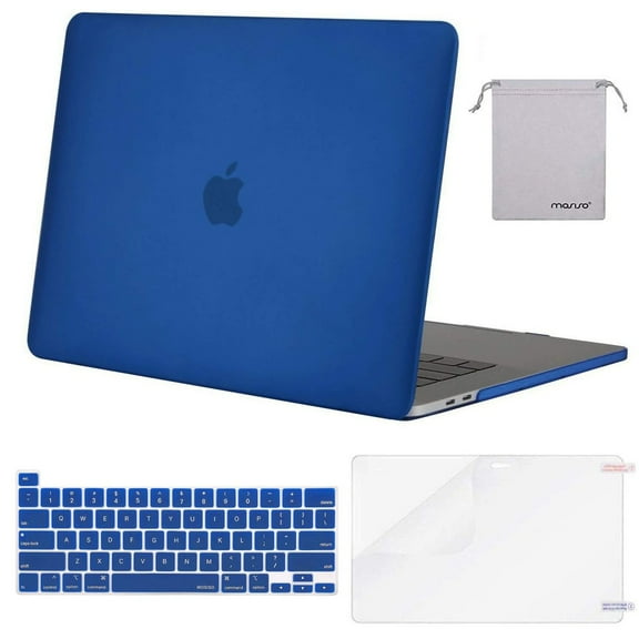 Mosiso 4 in 1 Macbook Pro 16 Inch Case 2020 2019 Release A2141,Hard Shell Case Cover for MacBook Pro 16’’ with Touch Bar&Touch ID, Royal Blue