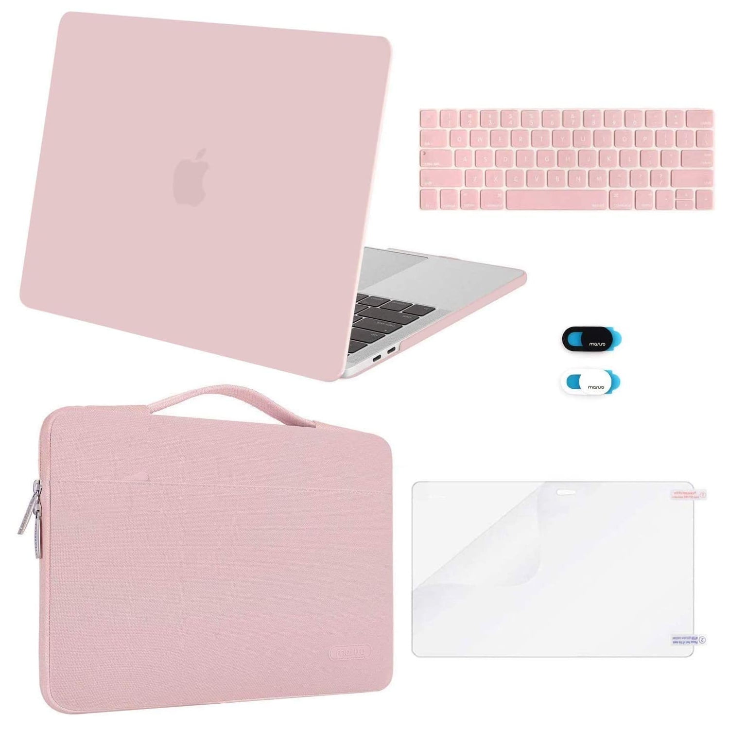 Mosiso 5 in 1 New MacBook Pro  inch Case  Release A M1 A  A A A A A, Hard Shell Case&Sleeve Bag for Apple