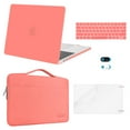 thumbnail image 1 of Mosiso 5 in 1 New MacBook Pro 13 inch Case 2016-2020 Release A2338 M1 A2289 A2251 A2159 A1989 A1706 A1708, Hard Shell Case&Sleeve Bag for Apple MacBook Pro 13'' with/without Touch Bar, Living Coral, 1 of 1