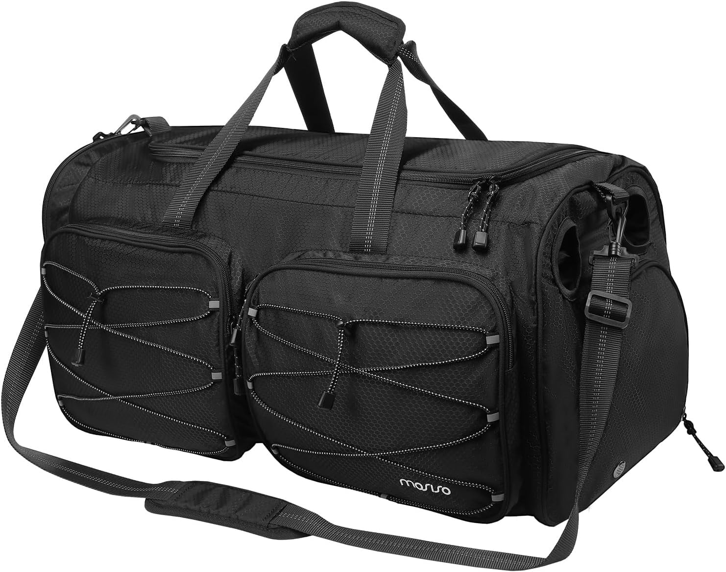 Mosiso Baseball Bag, Large Capacity Catchers Gear Bag Baseball Bat Bag with Shoe Compartment Baseball Shoulder bag with Handle for Men Women for Baseball Gear
