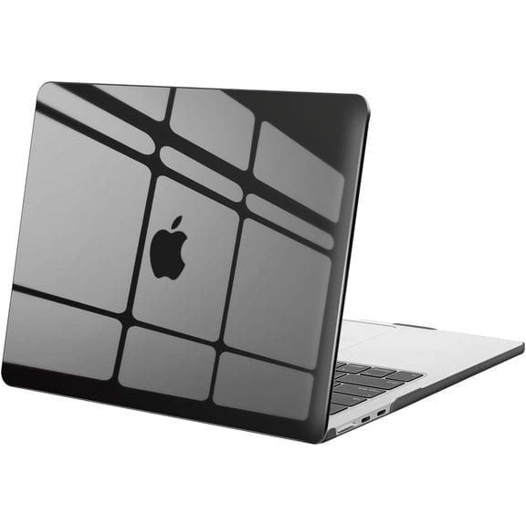 Mosiso Case for MacBook Air 13.6 inch Case 2025-2022 M4 A3240 M3 A3113 M2 A2681, Protective Plastic Hard Shell Case Cover, Smoke Black