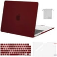 thumbnail image 1 of Mosiso Case for MacBook Air 13.6 inch Case 2025-2022 M4 A3240 M3 A3113 M2 A2681, Hard Shell Case&Keyboard Cover&Screen Protector&Storage Bag, Burgundy, 1 of 6