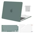 thumbnail image 1 of Mosiso Case for MacBook Air 13.6 inch Case 2025-2022 M4 A3240 M3 A3113 M2 A2681, Hard Shell Case&Keyboard Cover&Screen Protector&Storage Bag, Emerald Green, 1 of 6