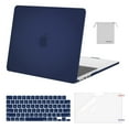 thumbnail image 1 of Mosiso Case for MacBook Air 13.6 inch Case 2025-2022 M4 A3240 M3 A3113 M2 A2681, Hard Shell Case&Keyboard Cover&Screen Protector&Storage Bag, Navy Blue, 1 of 6