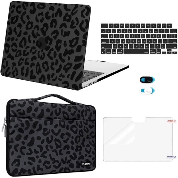 MOSISO Case Set for MacBook Air 13.6” (2022–2026, M4/M3/M2) – Hard Shell Case with Sleeve & Keyboard Cover, Fits A3240/A3113/A2681
