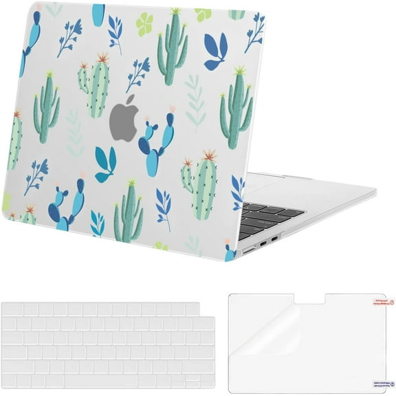 Mosiso Case for MacBook Air 13.6 inch Case 2025-2022 M4 A3240 M3 A3113 M2 A2681 Touch ID, Plastic Brain Hard Shell Case & Keyboard Cover & Screen Protector