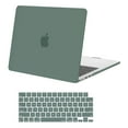 thumbnail image 1 of Mosiso Case for MacBook Air 13.6 inch Case M4 A3240 M3 A3113 M2 A2681 2022-2025, Protective Plastic Hard Shell Case & Keyboard Cover Skin, Emerald Green, 1 of 6
