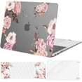 thumbnail image 1 of Mosiso Case for MacBook Air 13 inch 2022 2021 2020 2019 2018 Release A2337 M1 A2179 A1932 Retina Display Touch ID, Plastic Hard Shell Case&Keyboard Cover&Screen Protector, 1 of 7