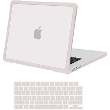 Mosiso Case for MacBook Air 15 inch Case 2025-2023 M4 A3241 M3 A3114 M2 A2941 Touch ID, Soft TPU Bumper Anti-Scratch&Anti-Fingerprint Plastic Hard Shell Case&Keyboard Cover, Khaki