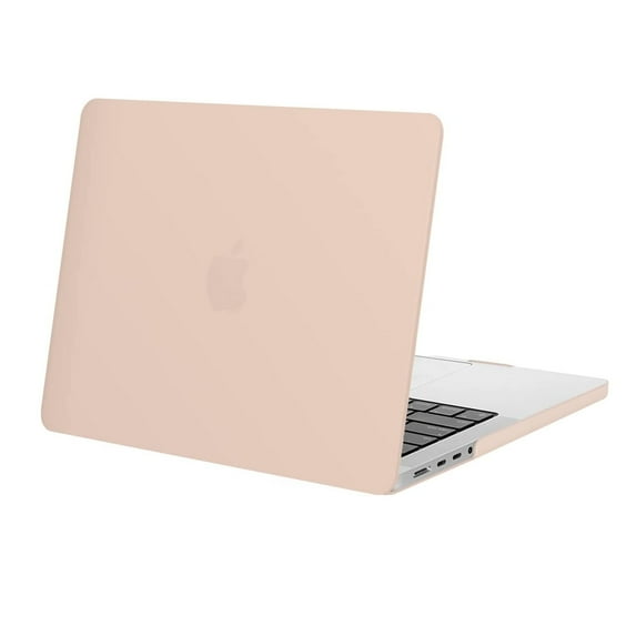 Mosiso Case for MacBook Pro 14 inch 2023 2022 2021 Release M3 A2918 A2992 M2 A2779 M1 A2442 Pro Max Chip with Touch ID, Hard Shell Cover for Mac Pro 14 inch, Camel