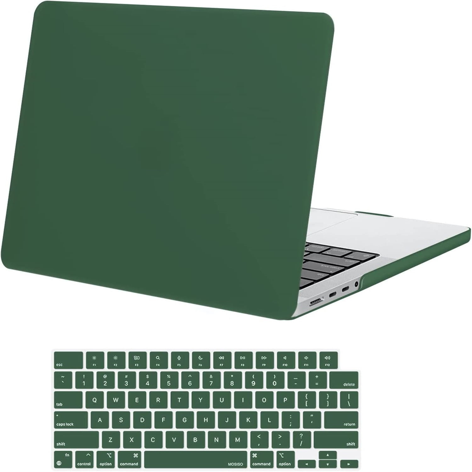 Lunso - MacBook Pro 14 pouces M1/M2 (2021-2023) - coque housse - Vert Maeve