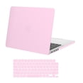 thumbnail image 1 of Mosiso Case for MacBook Pro 14 inch 2024-2021 M4 A3112 A3185 A3401 M3 A2918 A2992 M2 A2779 M1 A2442 Pro Max Chip with Touch ID, Plastic Hard Shell with Keyboard Cover, Clear Pink, 1 of 6